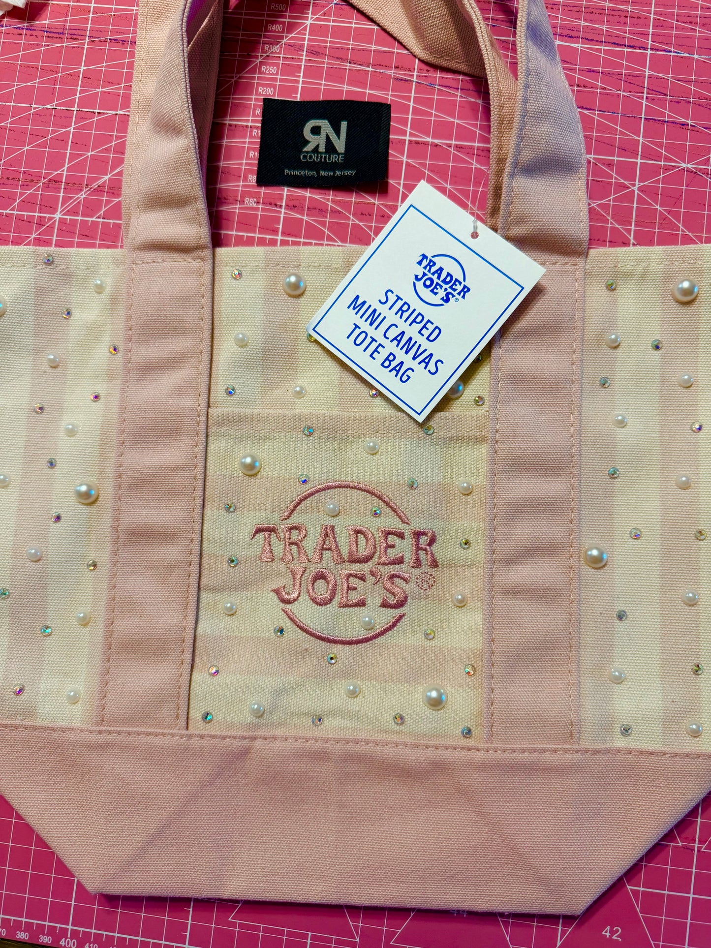 Bling Trader Joes Mini Tote