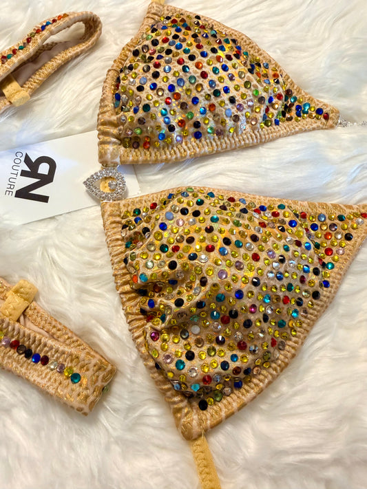 Python Smoked yellow Gemflare | Competition Bikini