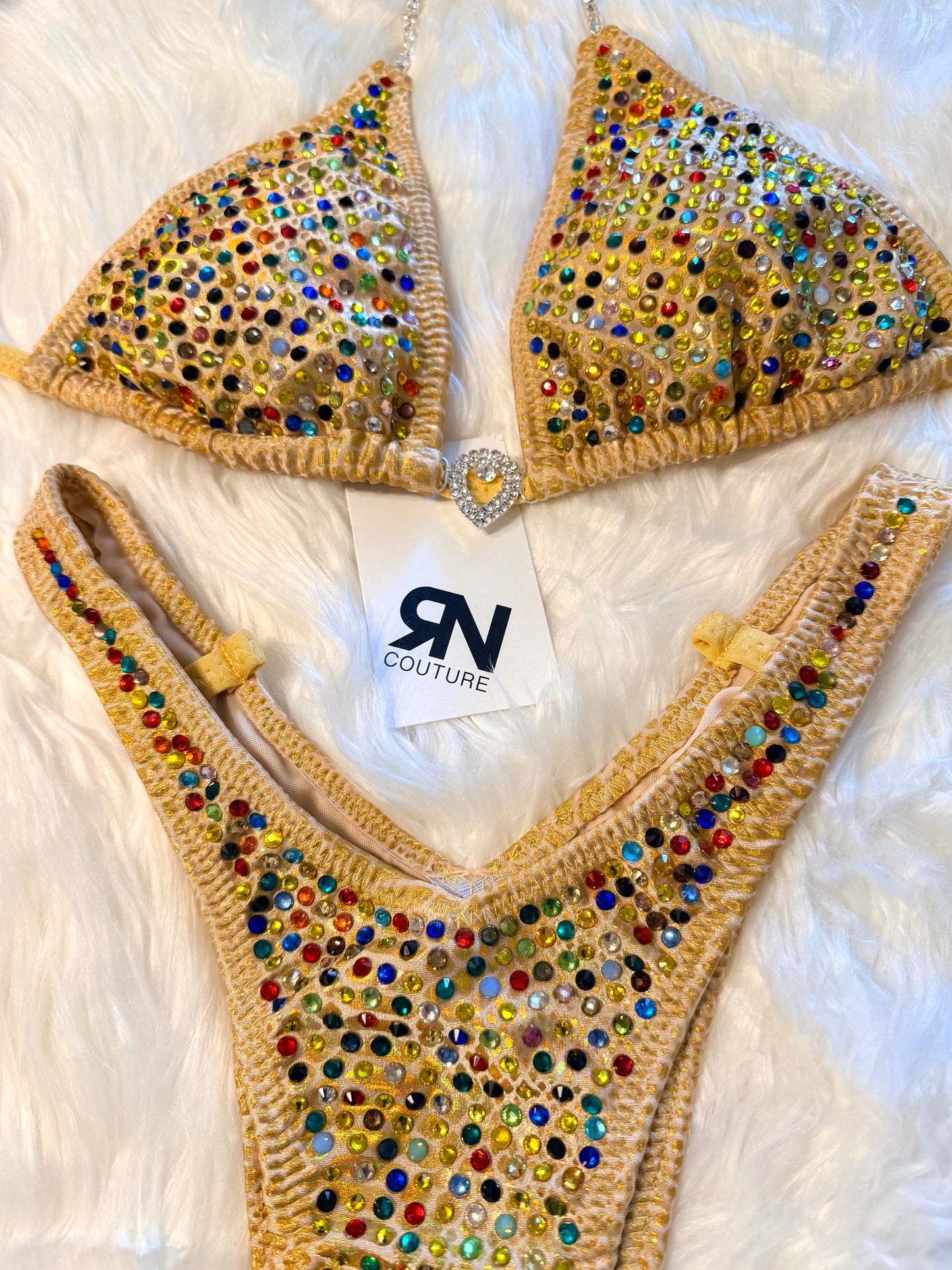 Python Smoked yellow Gemflare | Competition Bikini