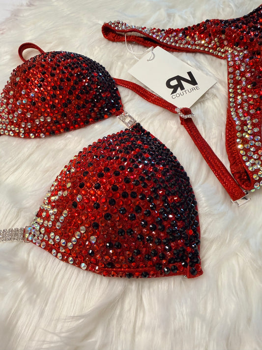 Crimson Eclipse Competition Bikini | Eurocut