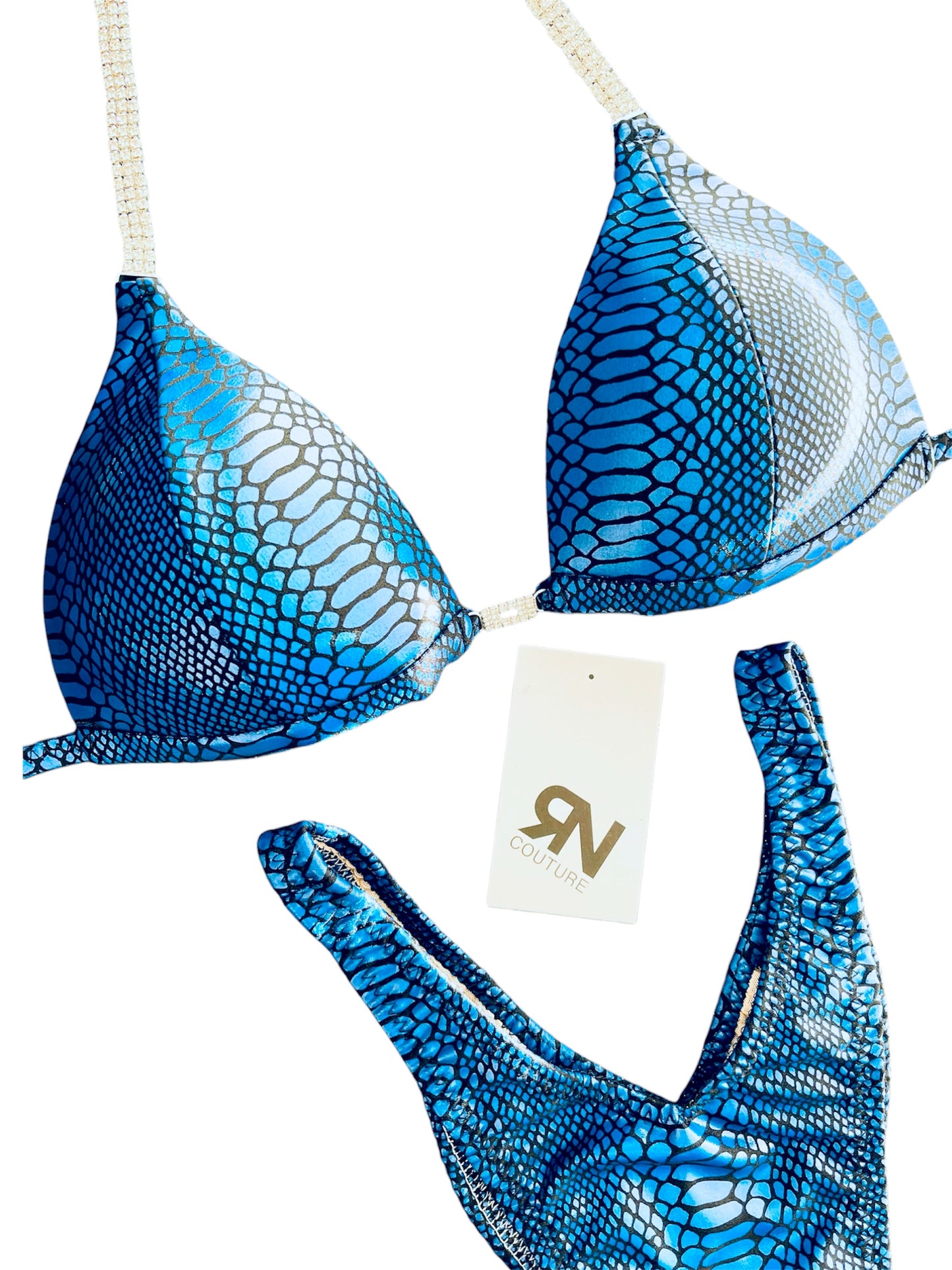 Python Blue Essential Glam | Competition Bikini Fitness