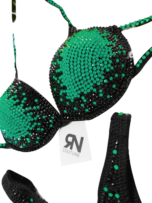 Aura Emerald AB Neon Competition Bikini