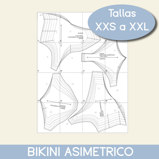 SW003 BIKINI ASIMETRICO