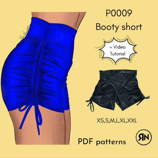 P0009 Booty short pattern