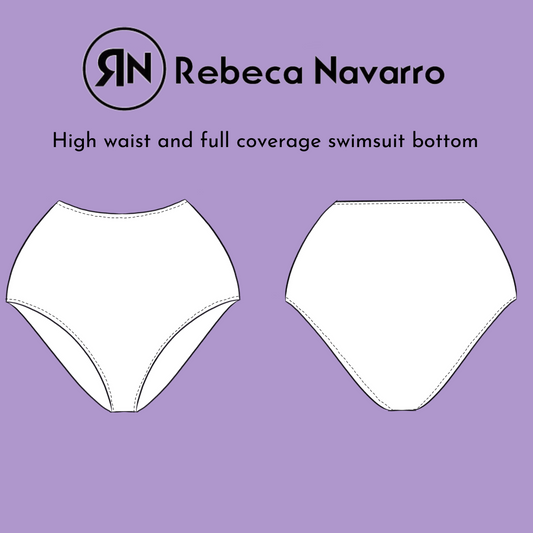 P0004 High waist bottom pattern