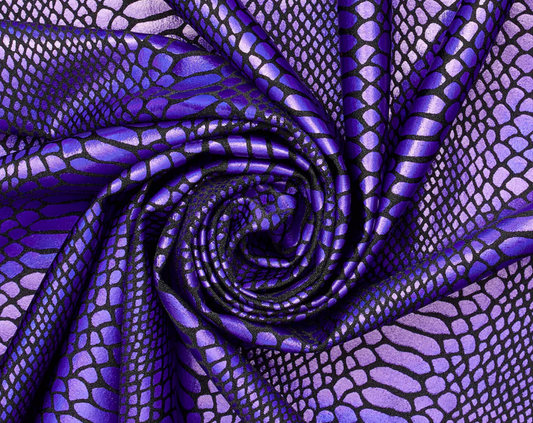 Custom Pre-order Bikini | Purple & Black Snake Print