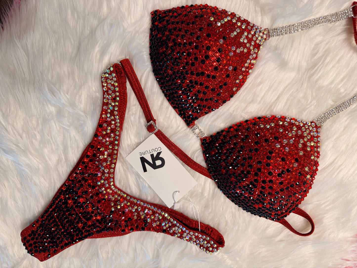 Crimson Eclipse Competition Bikini | Eurocut