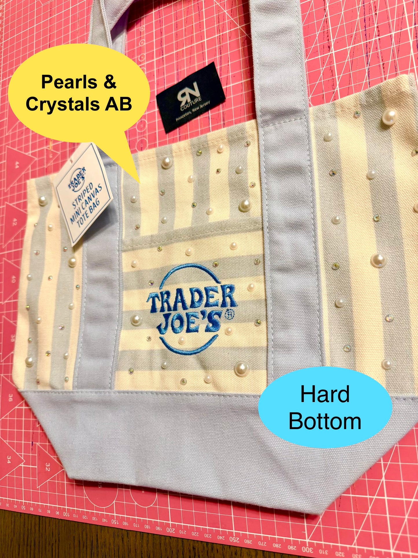 Bling Trader Joes Mini Tote