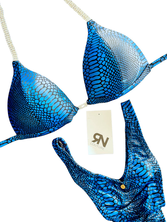 Python Blue Essential Glam | Competition Bikini Fitness