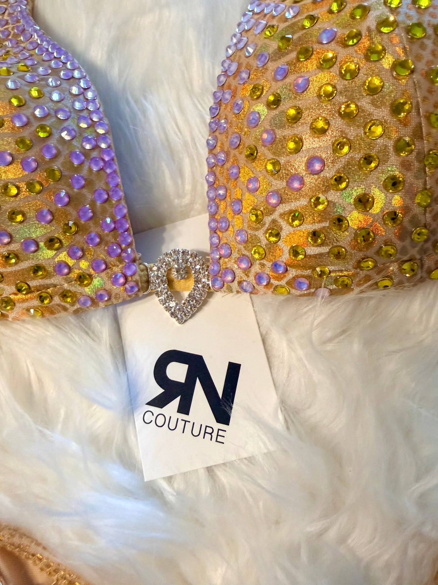 Python yellow Competition Bikini Fitness