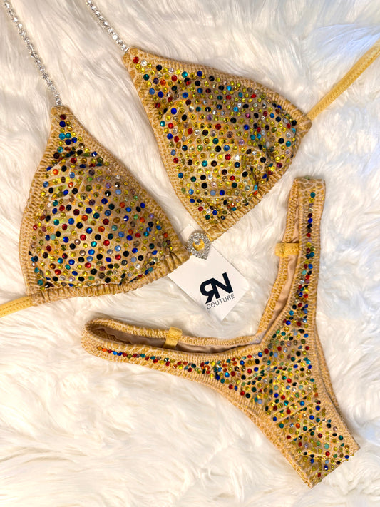 Python Smoked yellow Gemflare | Competition Bikini