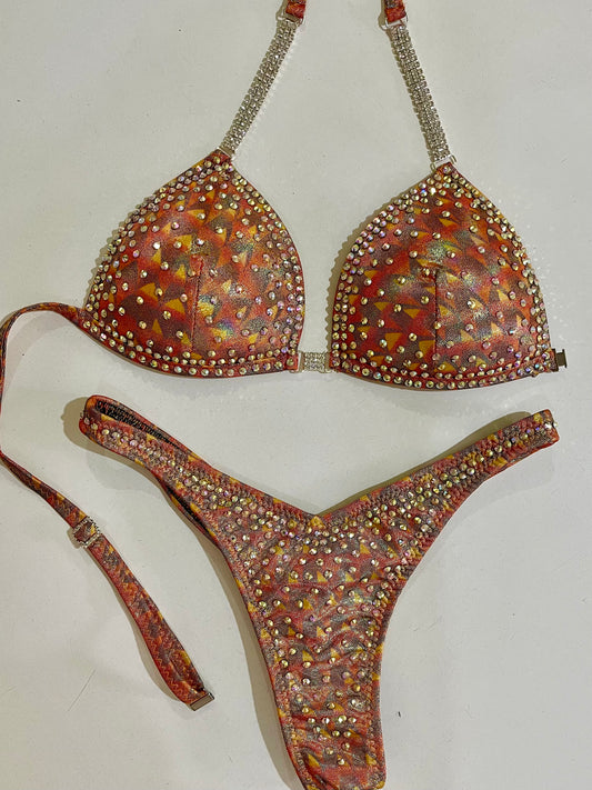 Gleamrush Bronze Competition Bikini
