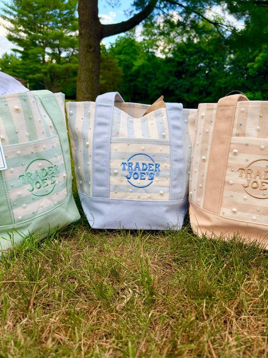 Bling Trader Joes Mini Tote