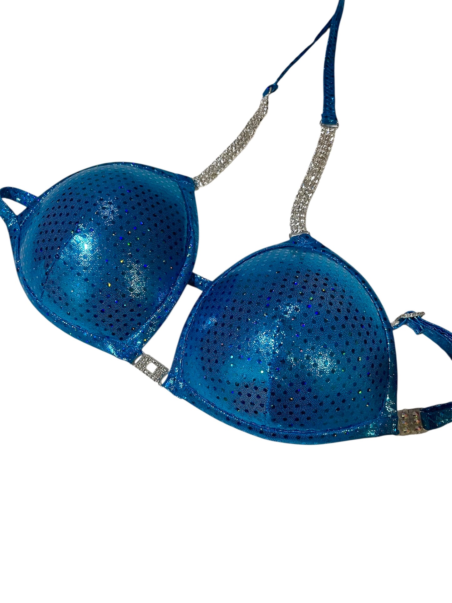 Essential glam | Sequined Turquoise Competition Bikini