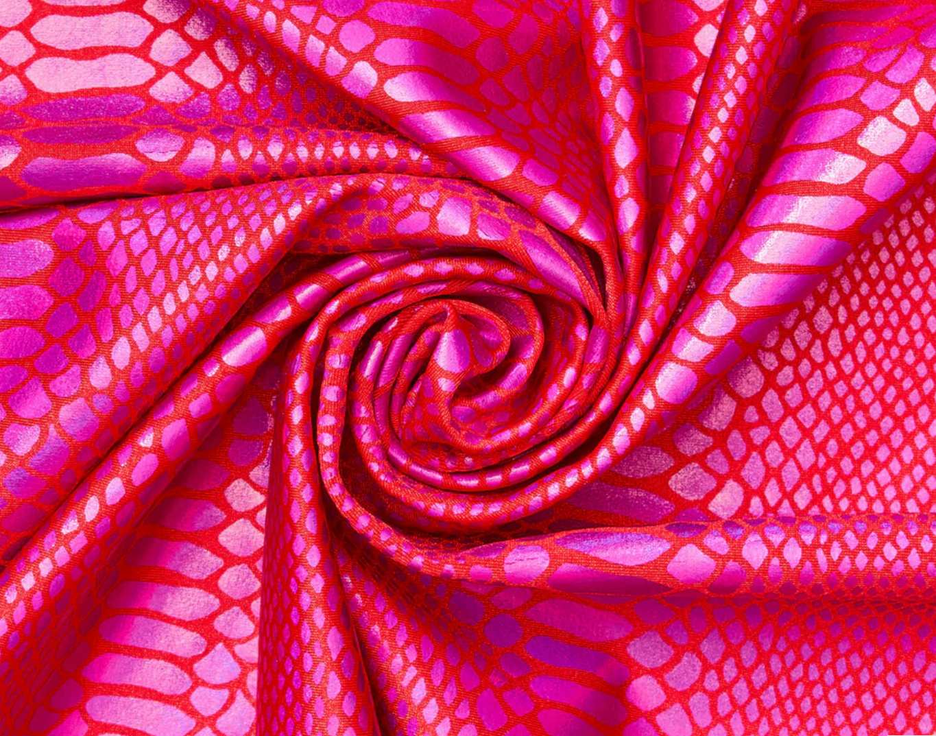 Custom Pre-order Bikini | Fucshia & Red Snake Print