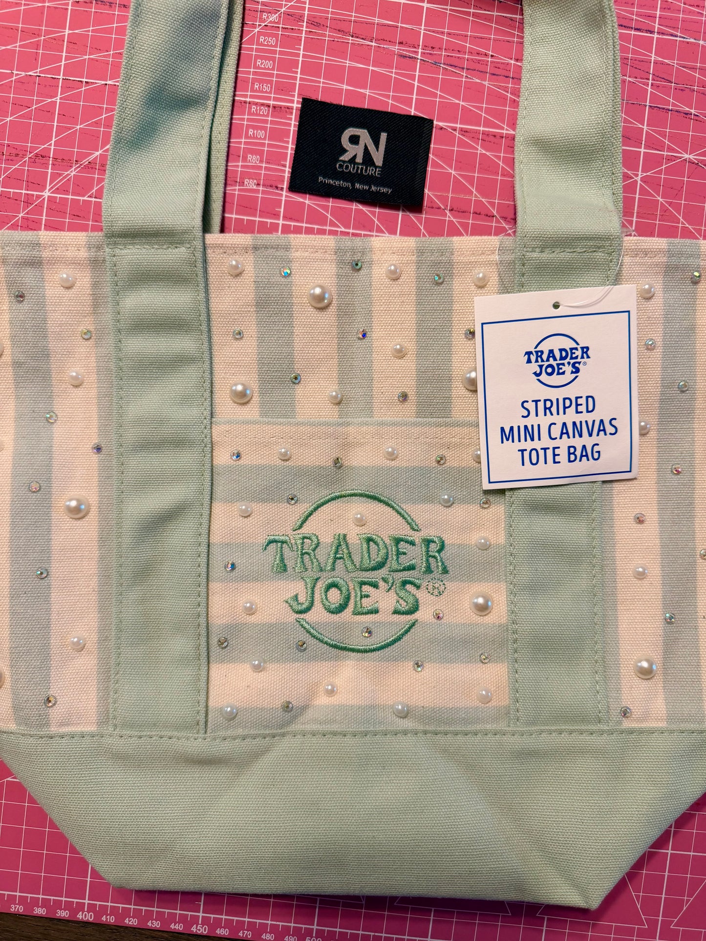 Bling Trader Joes Mini Tote