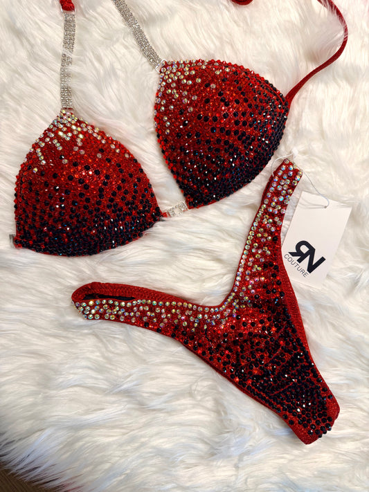 Crimson Eclipse Competition Bikini | Eurocut