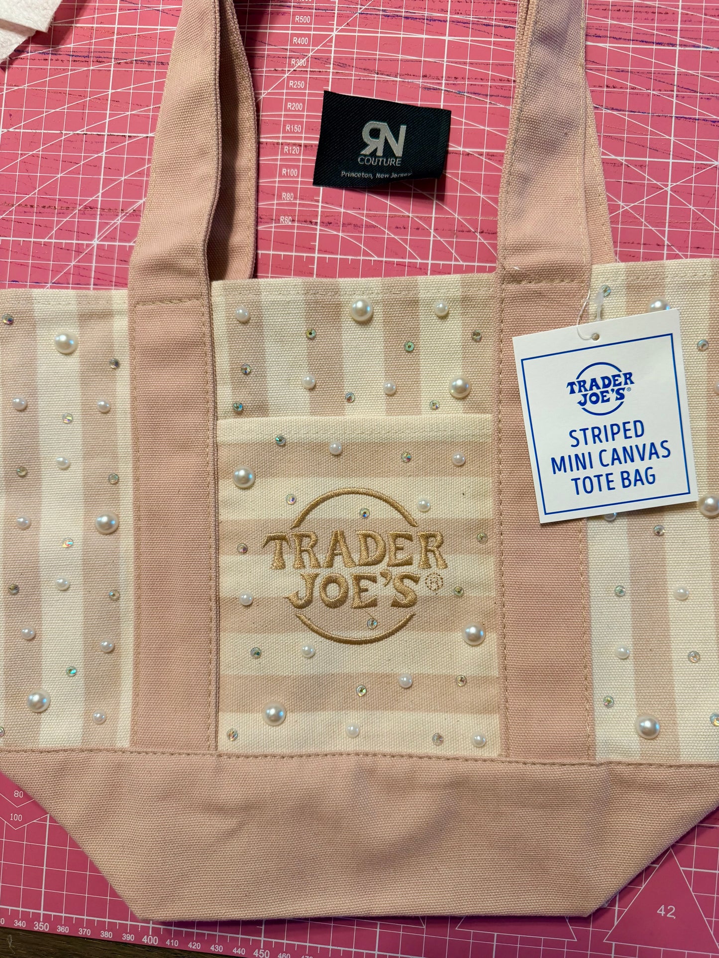 Bling Trader Joes Mini Tote