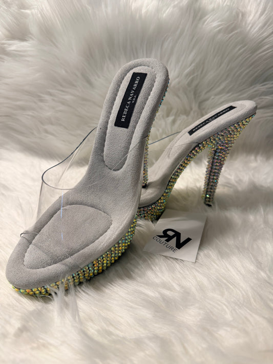 Crystal AB transparent heels