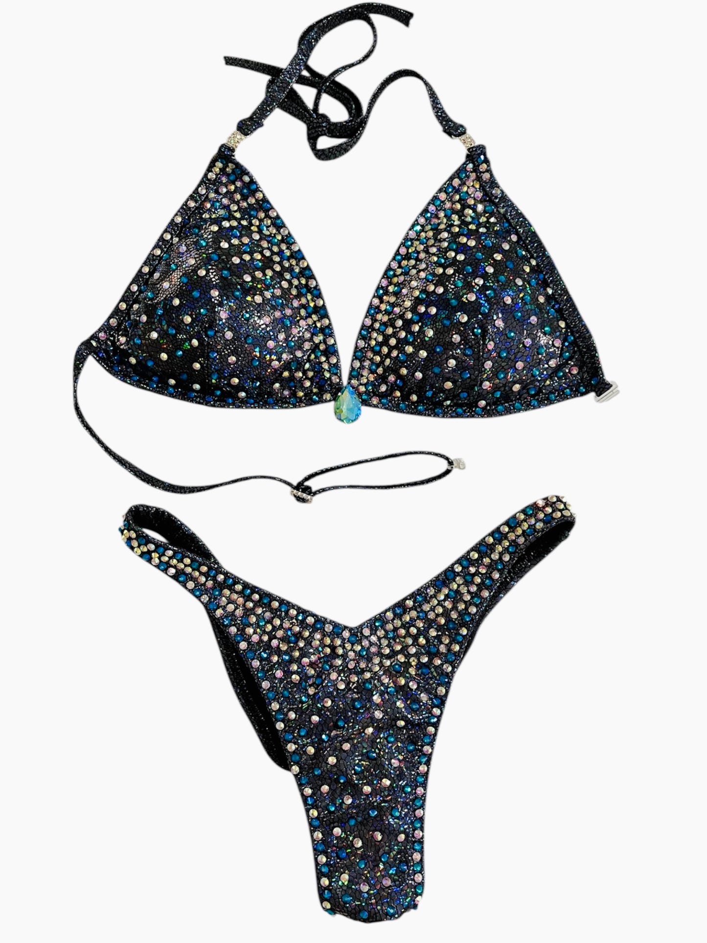 Gleam Rush Deep Blue | Competition Bikini Wellness