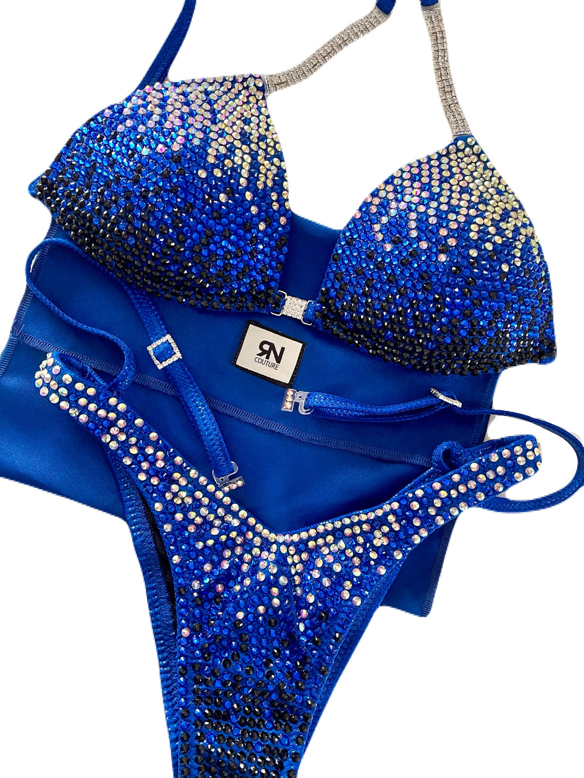 Aura ombre custom competition bikini