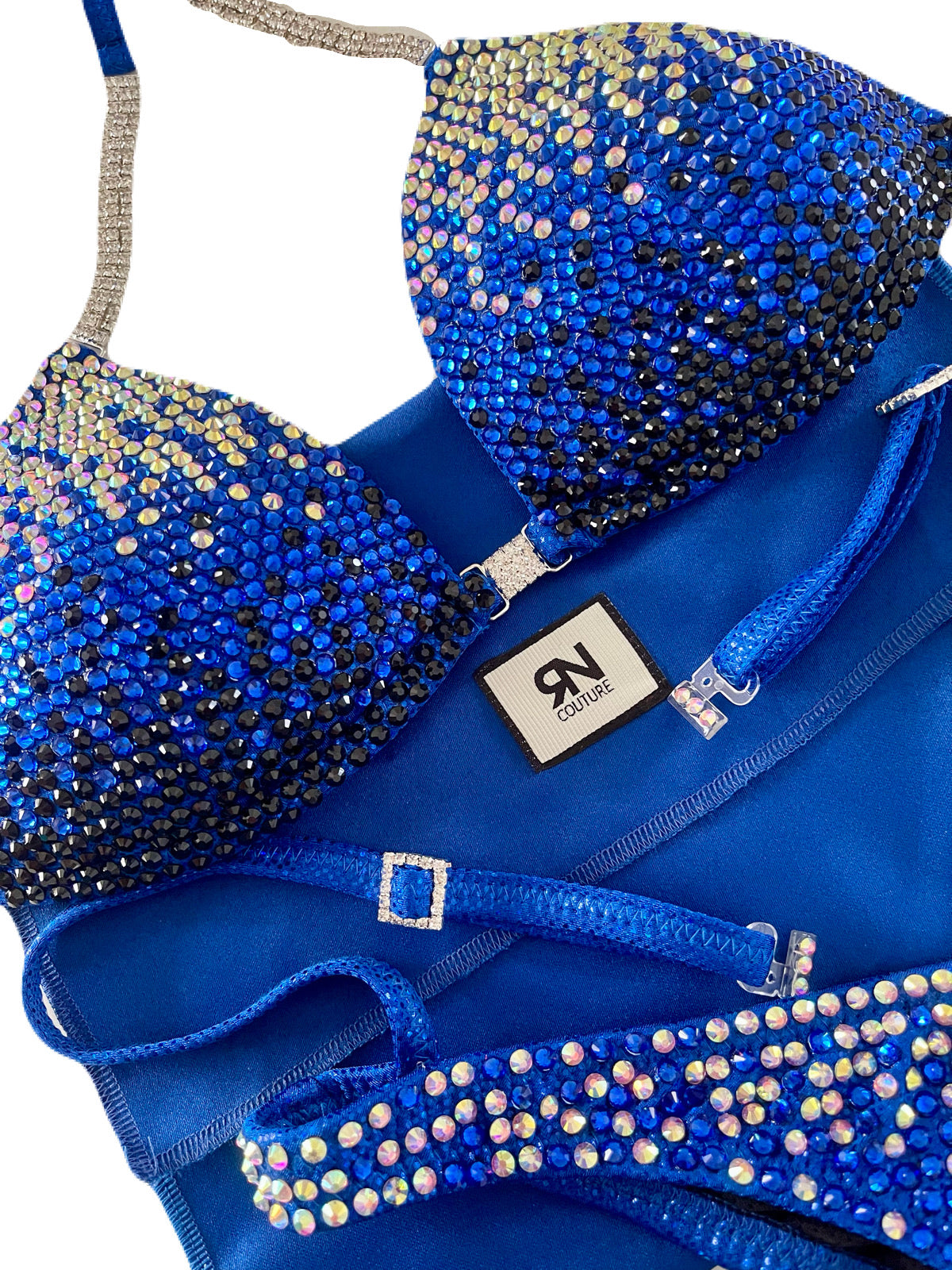 Aura ombre custom competition bikini