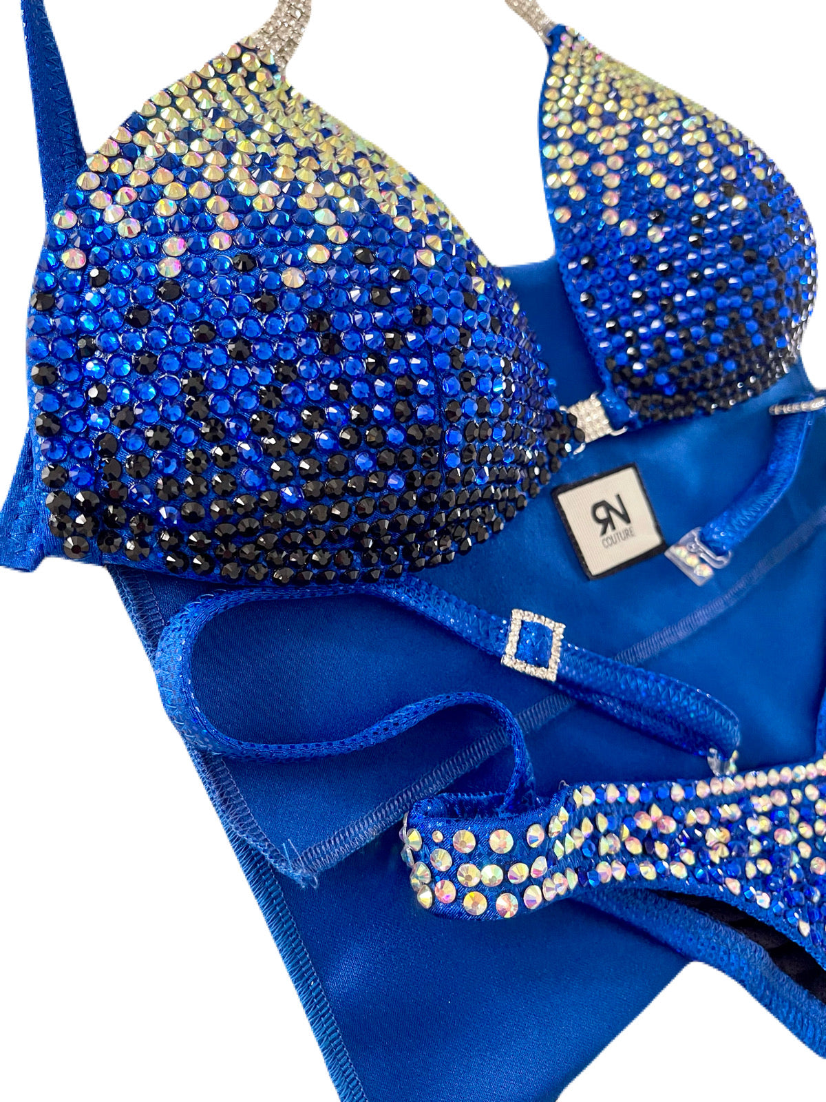 Aura ombre custom competition bikini