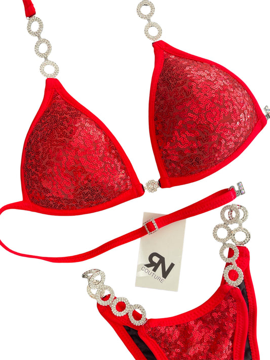 Magma Red Essential Glam | Competition Bikini Fitness