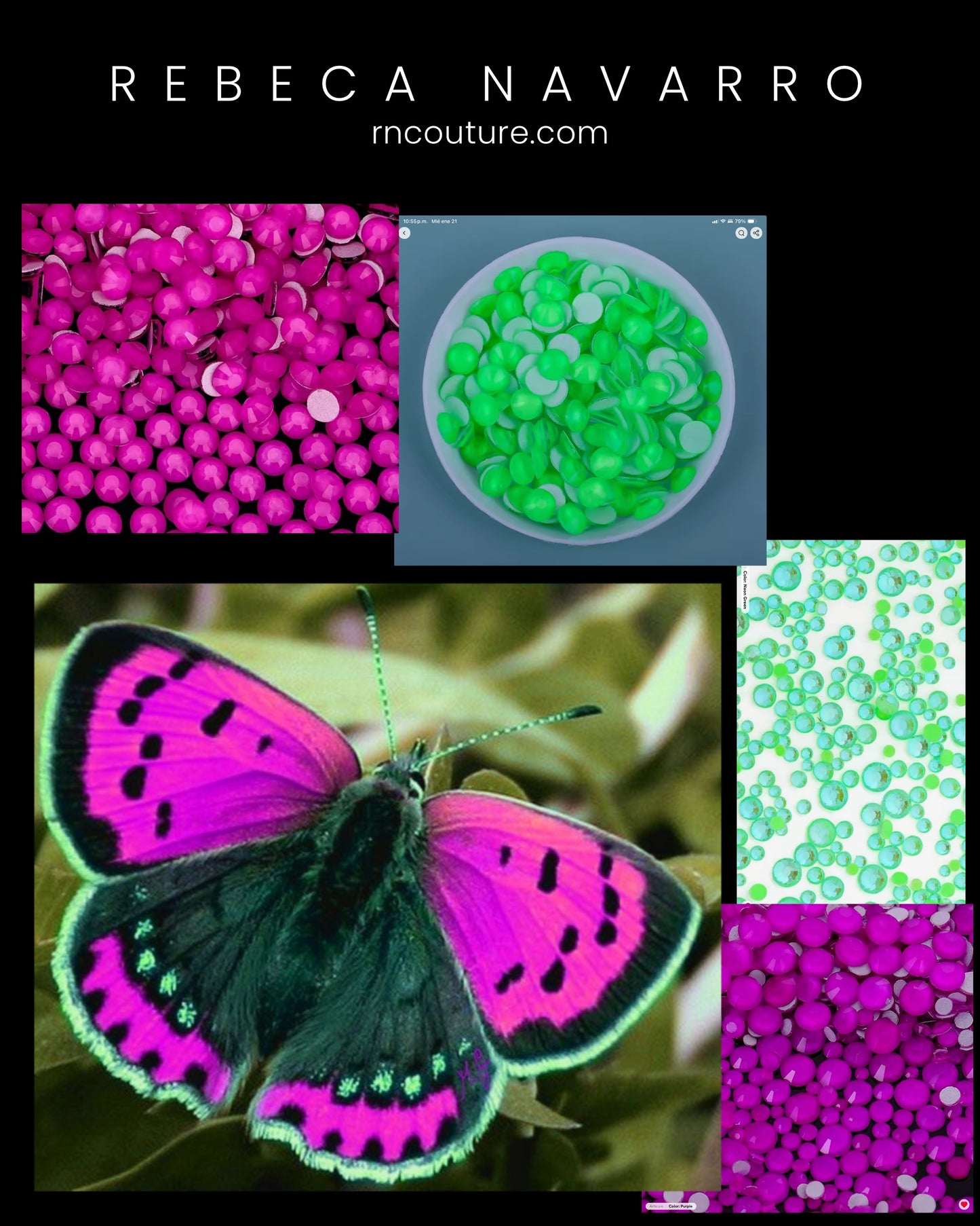 Neon Butterfly Competition Bikini Fitness | Procut