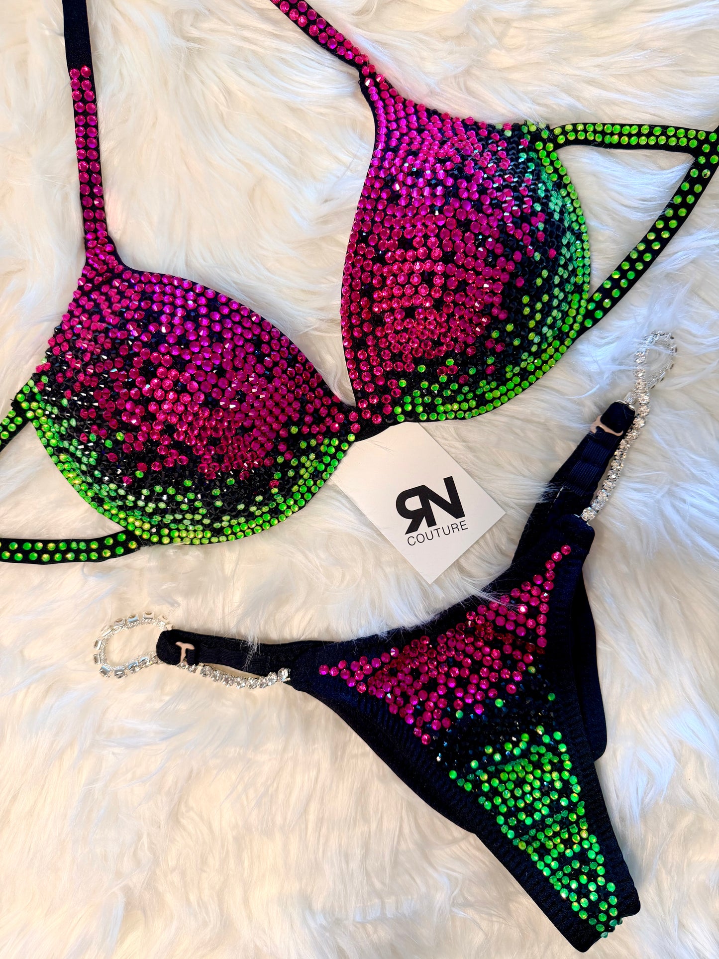 Neon Butterfly Competition Bikini Fitness | Procut