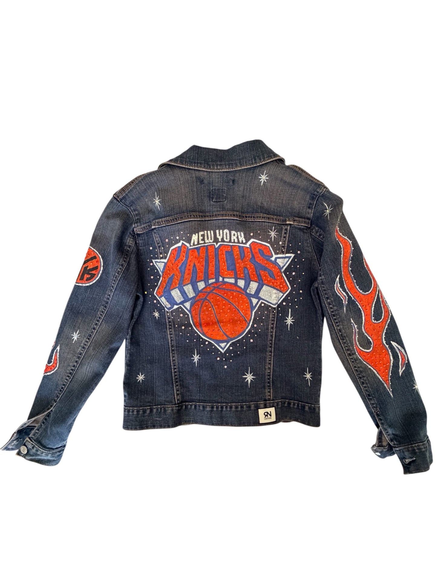 Hand painted Baseball Team Trucker Jacket