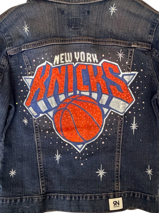 Hand painted Baseball Team Trucker Jacket