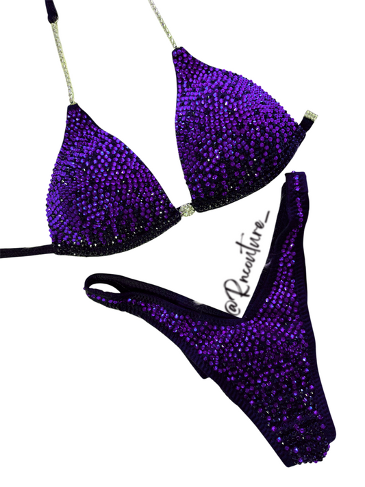 Aura Eggplant Competition Bikini
