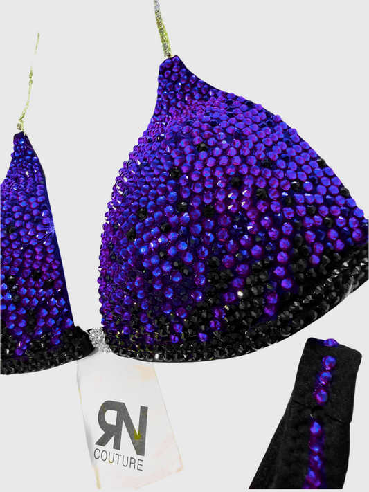 Aura Eggplant Competition Bikini
