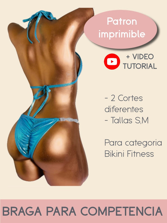 Bikini Fitness Bottom for NPC & IFBB |Pdf Sewing Pattern