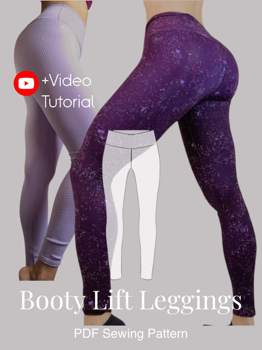 P0011 Booty Lift Leggings Sewing Pattern