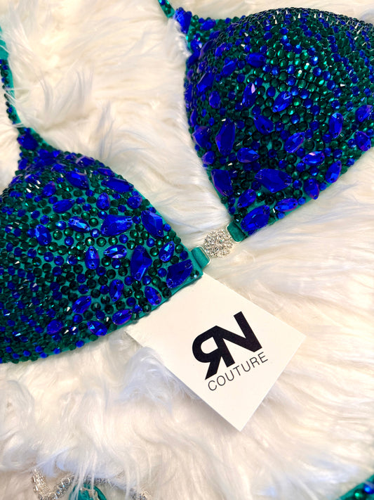 Gemflare Emerald Hummingbird Competition Bikini Fitness