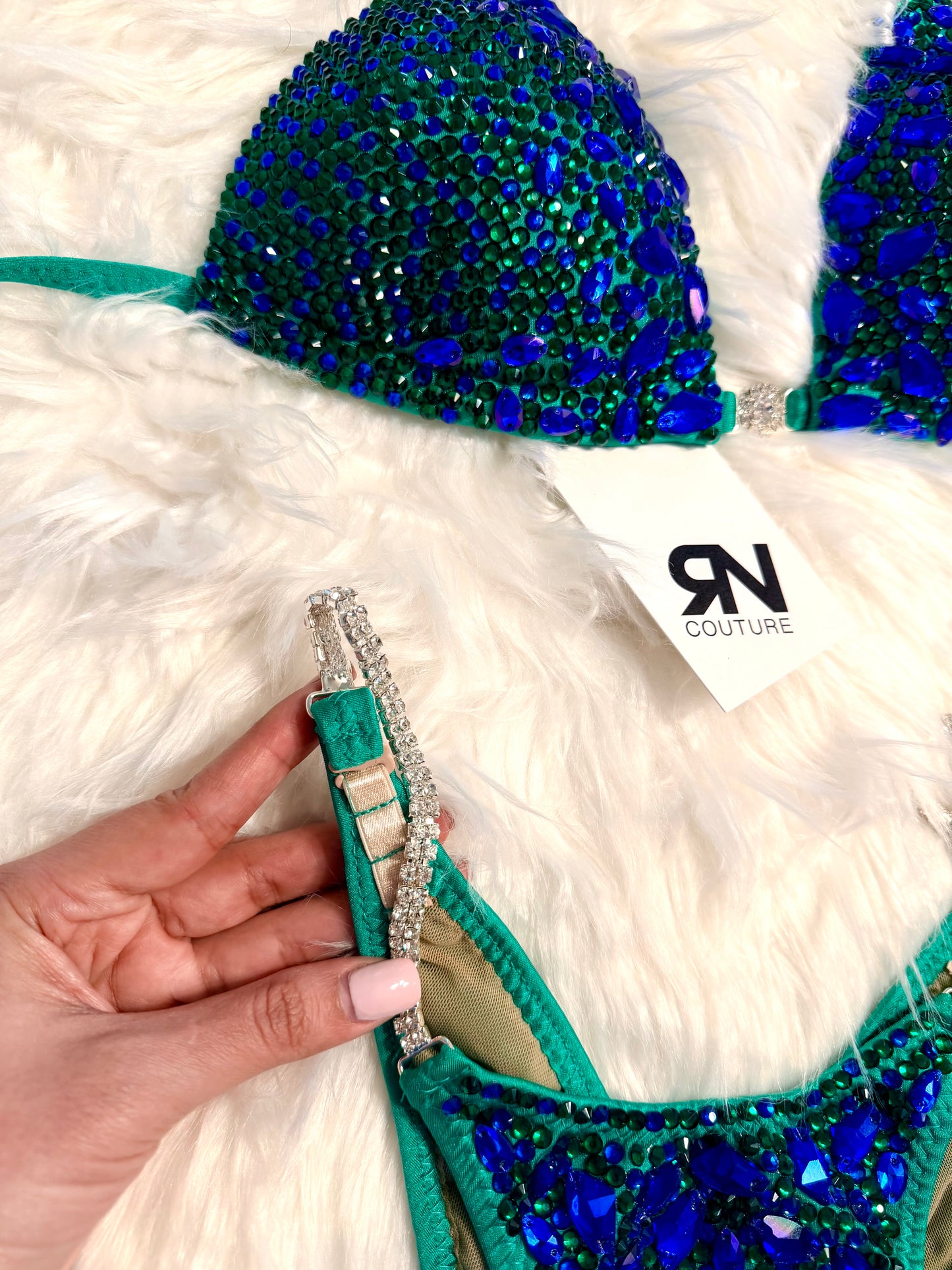 Gemflare Emerald Hummingbird Competition Bikini Fitness