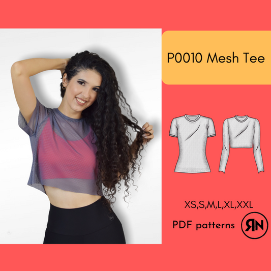 P0010 Mesh tee pattern